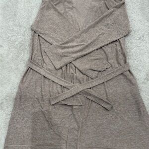 NWT Outdoor Voices Cloudknit Robe, Mocha, Medium/Large